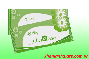 Cung cấp khăn giấy ướt nhà hàng (mẫu 20)